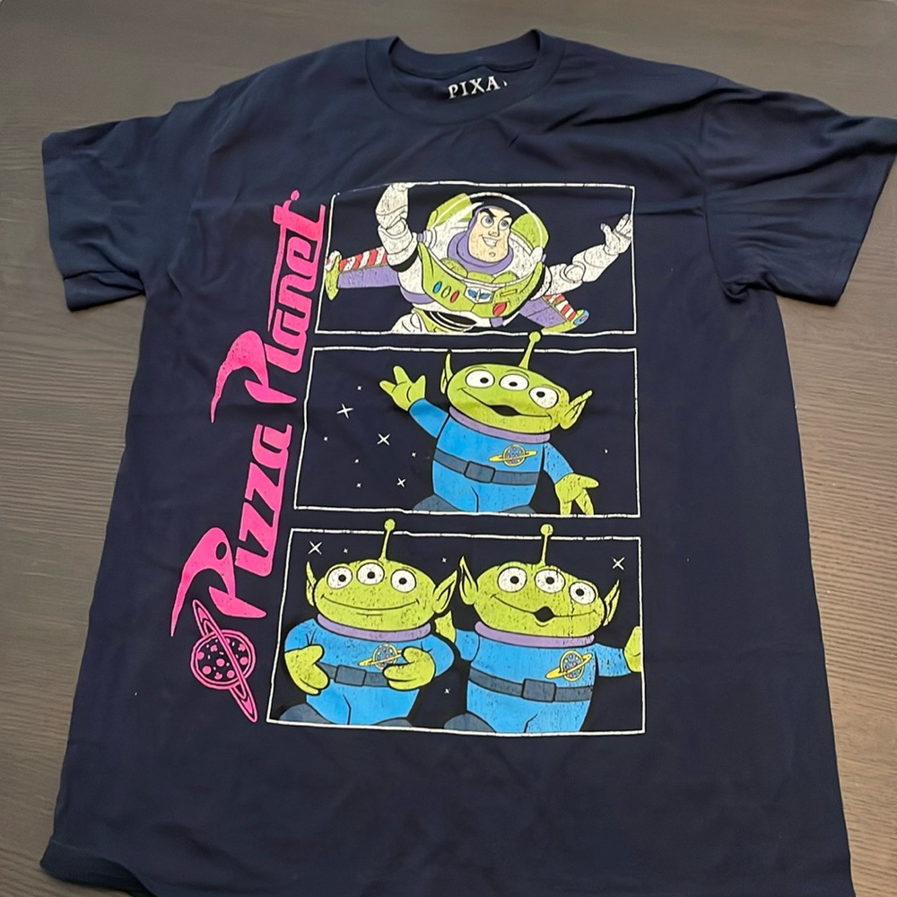 Size Small pizza planet shirt bought from Fashion Nova